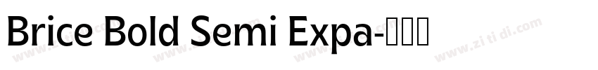 Brice Bold Semi Expa字体转换